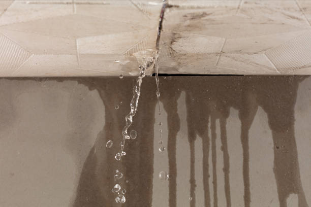 Professional Flood Damage Cleanup technician working in Whitman, MA